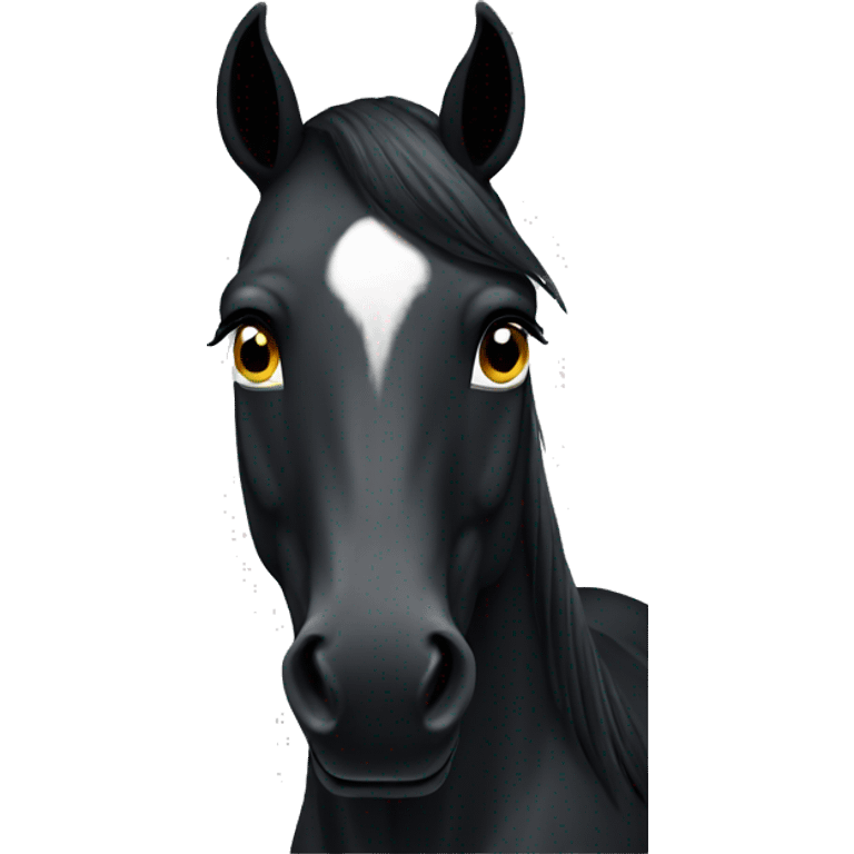 black horse emoji