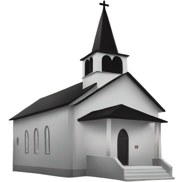 Black church emoji