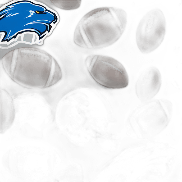 turkey wearing the football helment of the NFL team Detroit Lions emoji