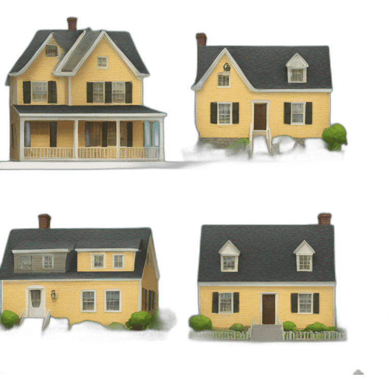 American houses emoji