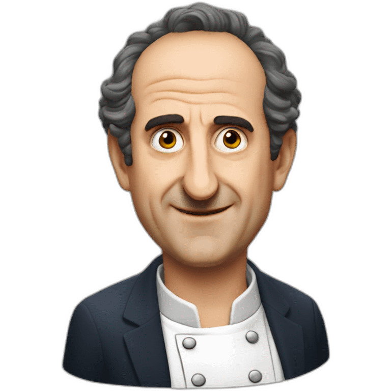 Armando Iannucci cooking pasta sauce emoji