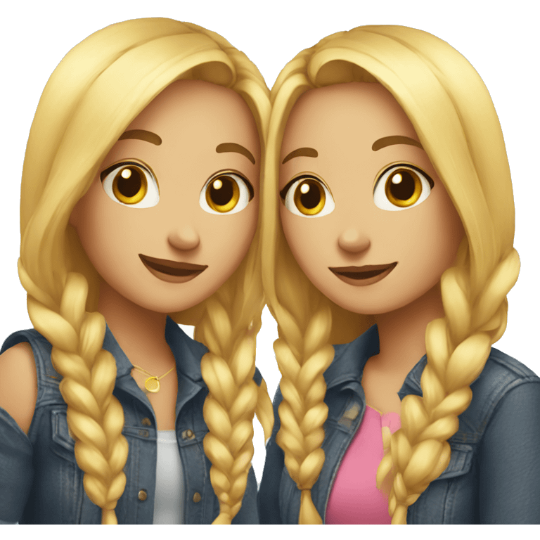 Two Best friends girls emoji