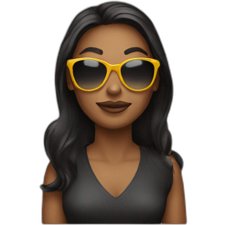 woman sunglasses emoji