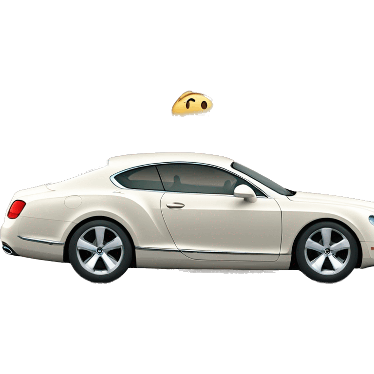 bentley driving into starbucks, running into coffee shop, driving through a walmart emoji