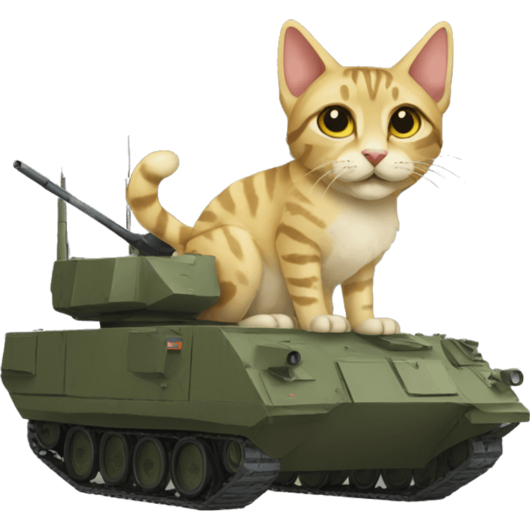 Ukrainian military cat (air defense) emoji