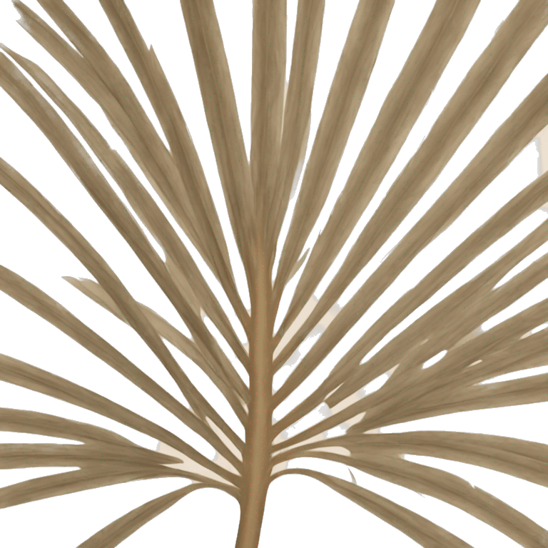 Beige Palm leaf  emoji