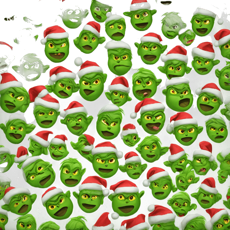 christmas grinch emoji