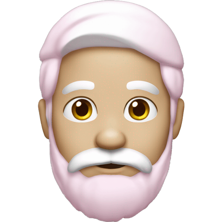 Pink santa claus white skin emoji