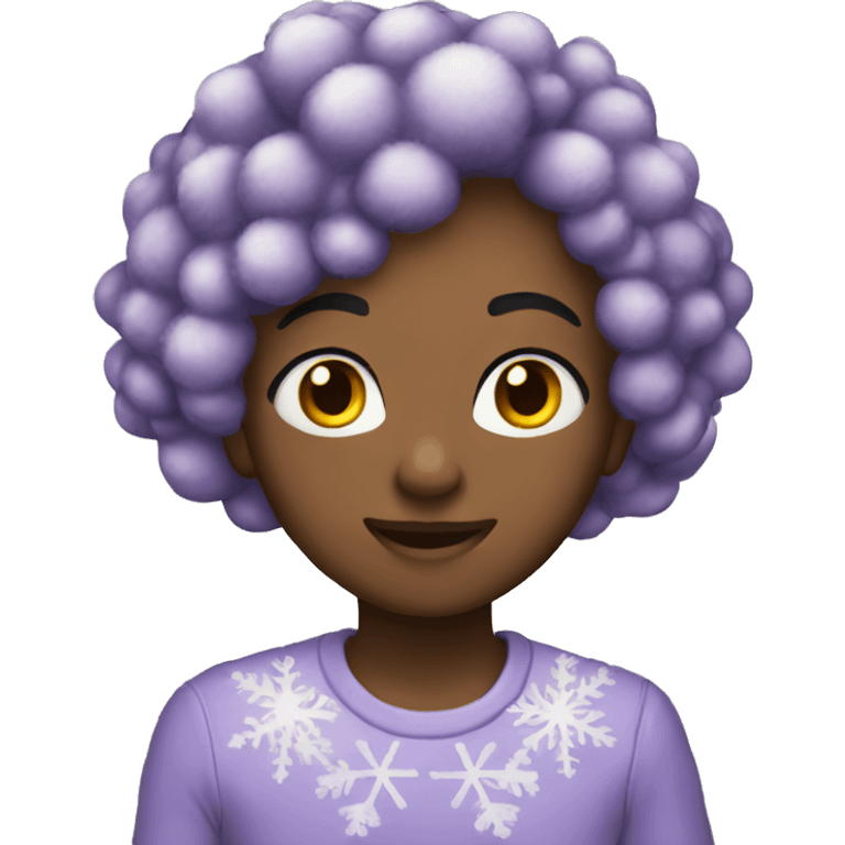 lilac christmas  emoji