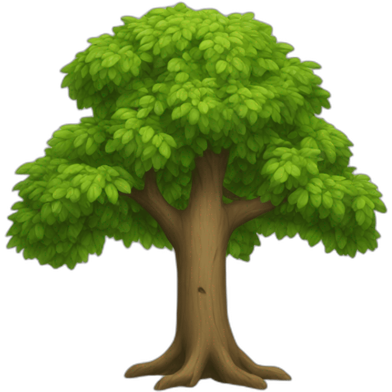 Arbre sec et pivert emoji