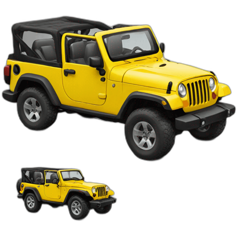 jeep amarillo emoji