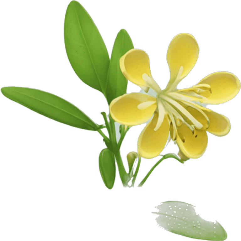 Honeysuckle flower emoji