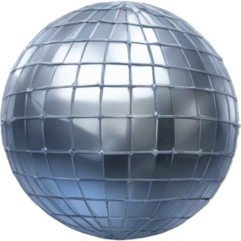 Discoball with a bow emoji