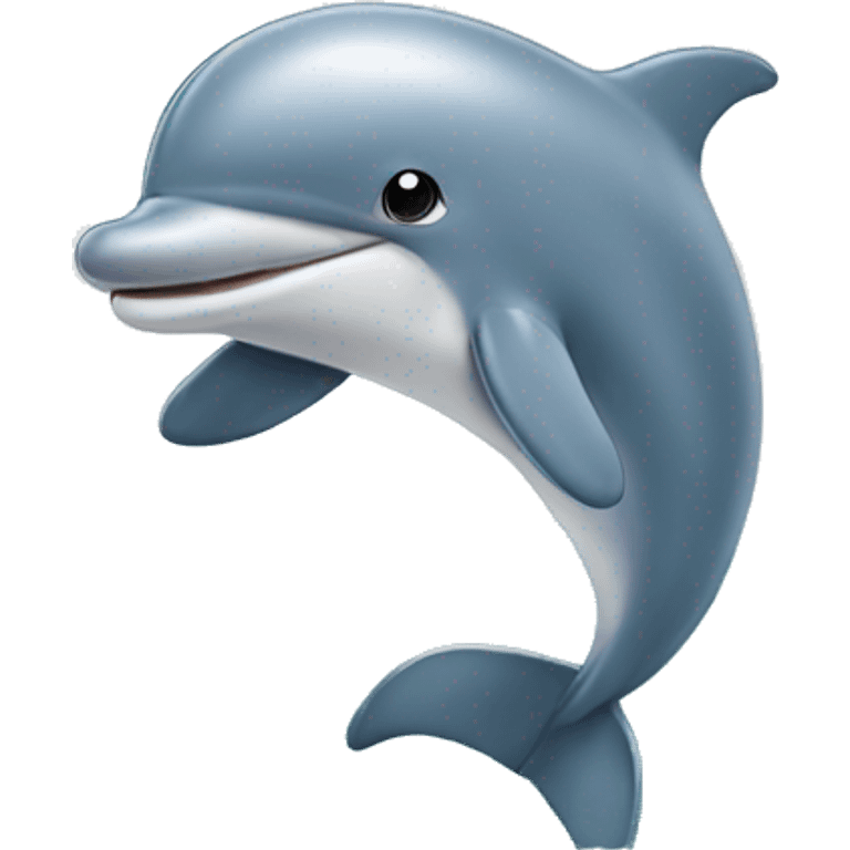 happy dolphin playing in water on a sunny day emoji