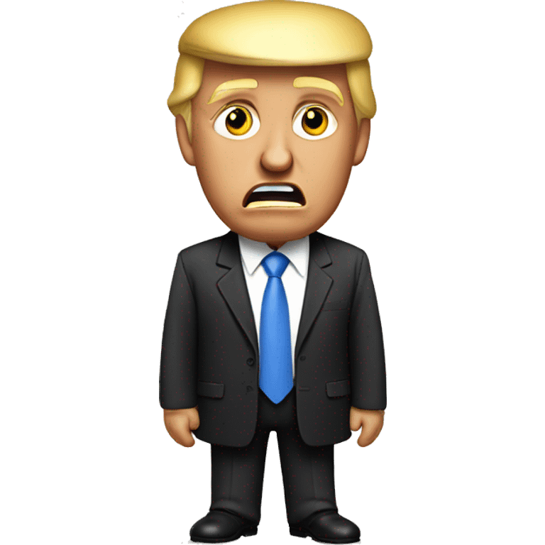 donald trump accusing emoji