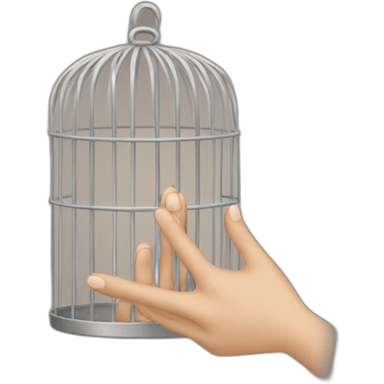 cage de hand emoji