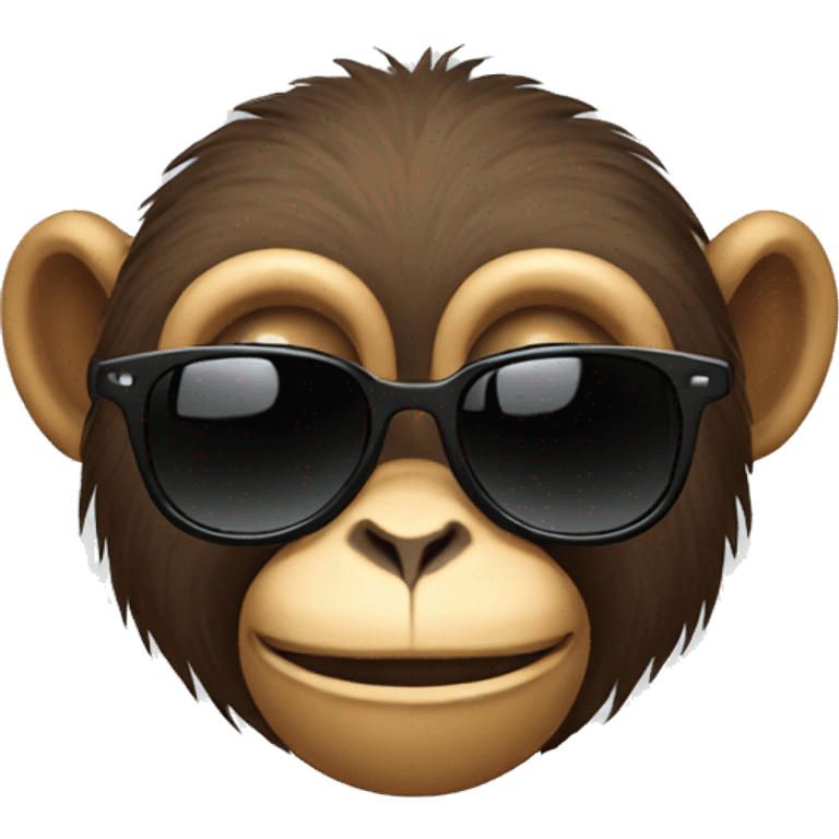 monkey with sunglasses emoji