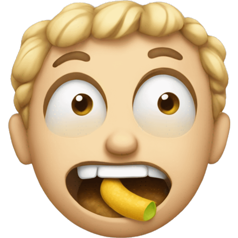 Chewing emoji