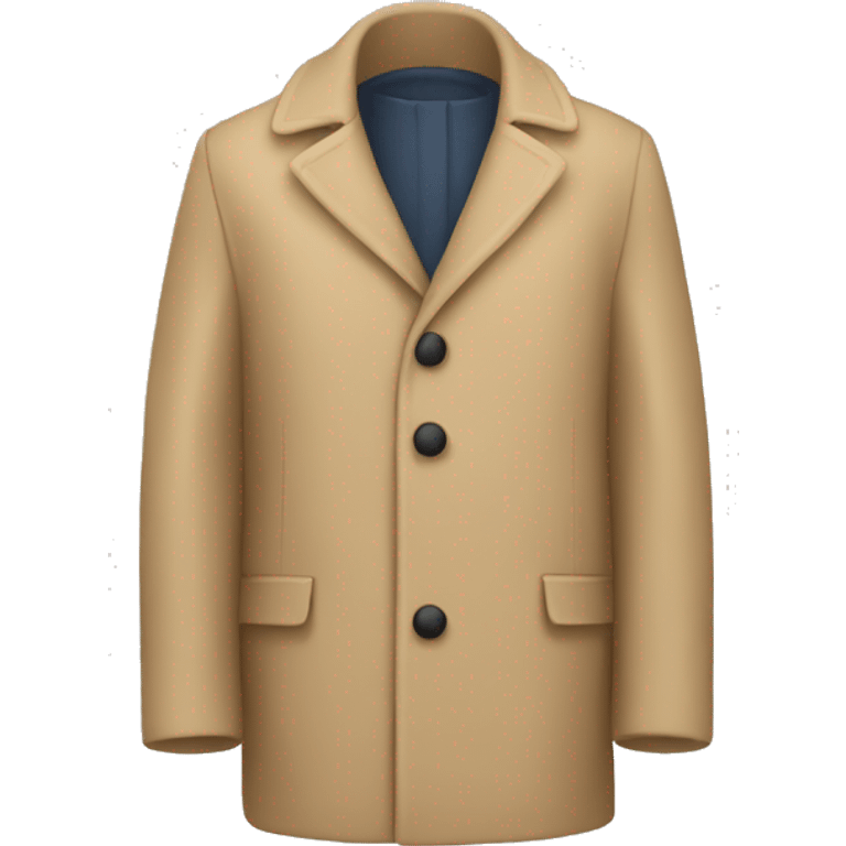 Beige coat emoji