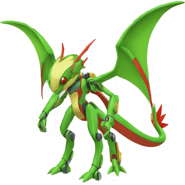 Mechanical Flygon-dragon-Medabot-Mecha full body emoji