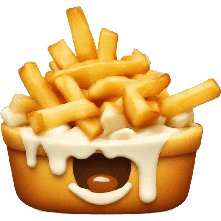 Poutine who eat a poutine emoji