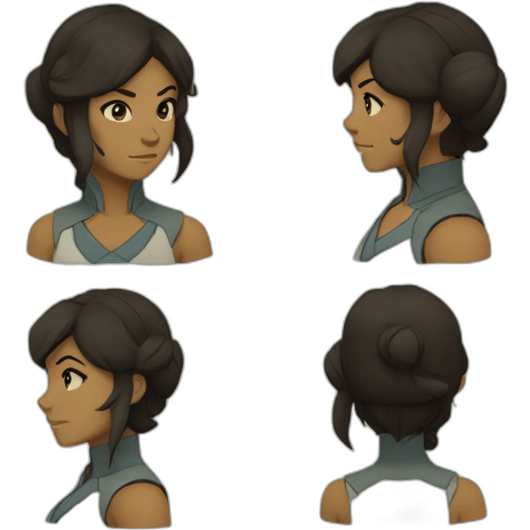 korra from the legend of korra emoji