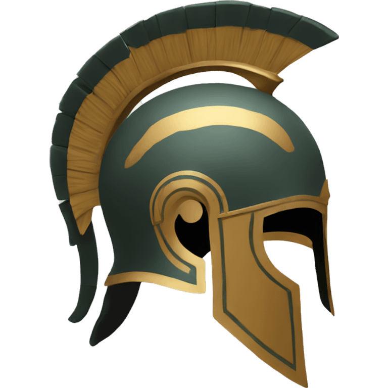 ancient greek helmet logo emoji