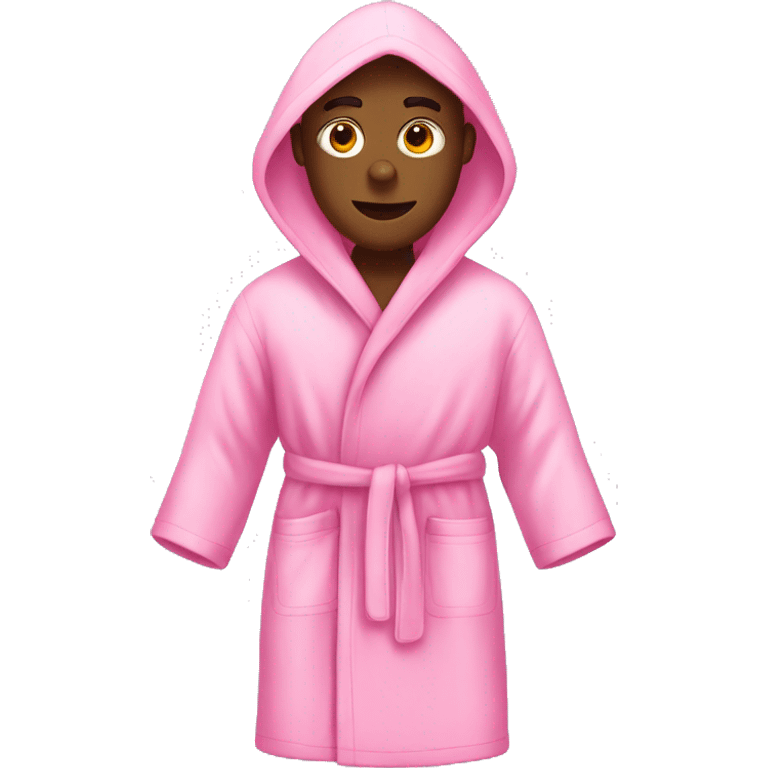 Bathrobe pink emoji