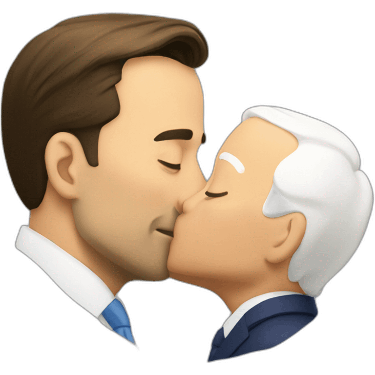 zelensky kissing biden emoji