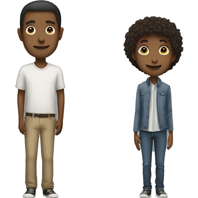 tall person and small person emoji