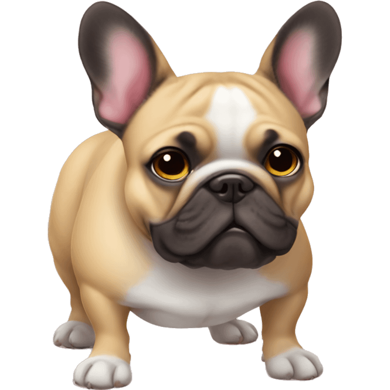 Fat ass French bulldog emoji