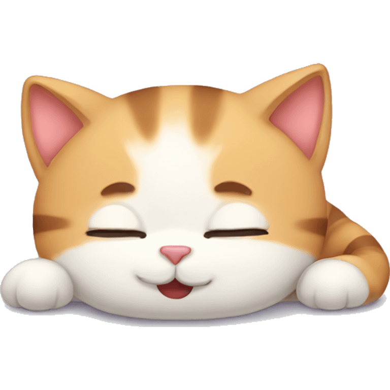 cute sleepy cat emoji