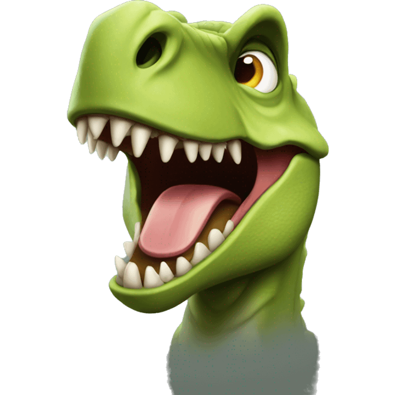 dinosaur is angry  emoji