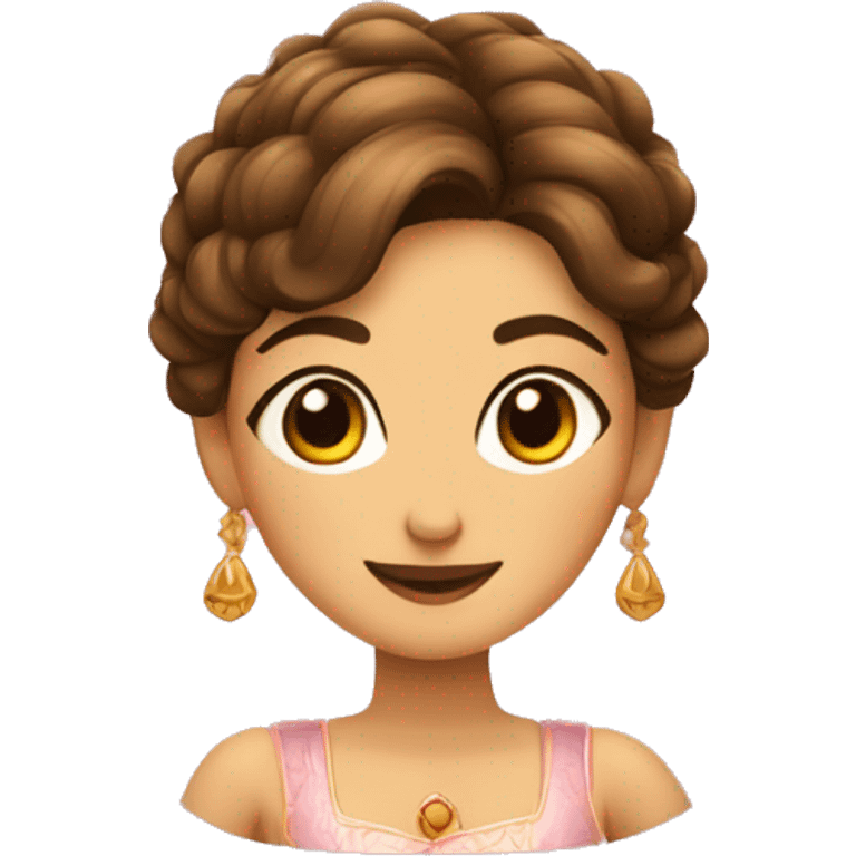 generame una gitana muy linda con todos las caracteristicas de las gitanas y que contenga cuerpo completo emoji