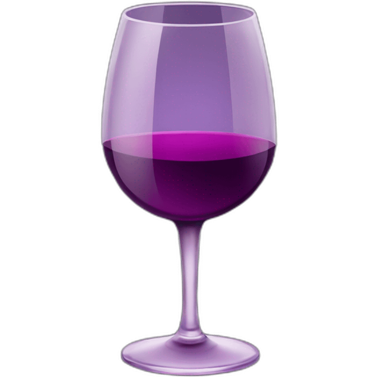 purple wine glass emoji