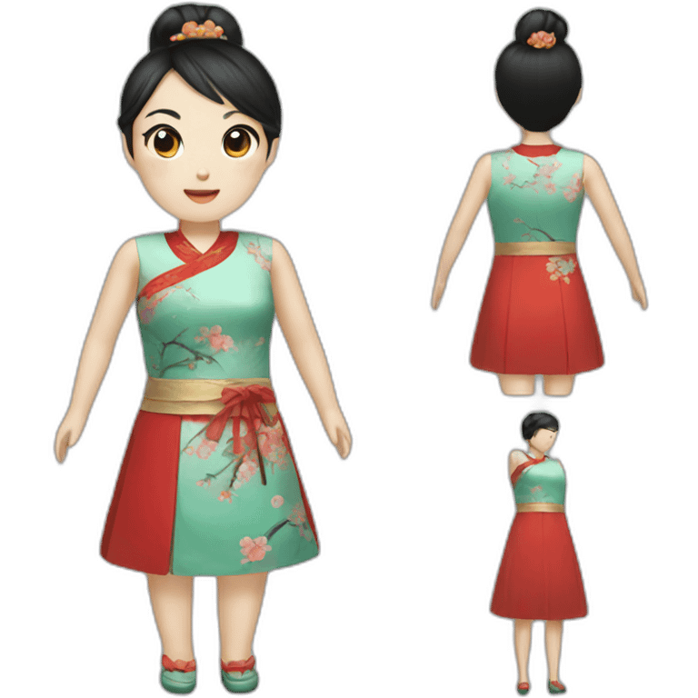 Chinese drees emoji