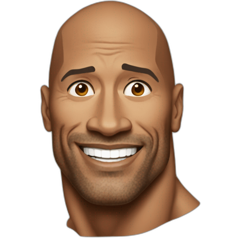 Dwayne johnson  emoji