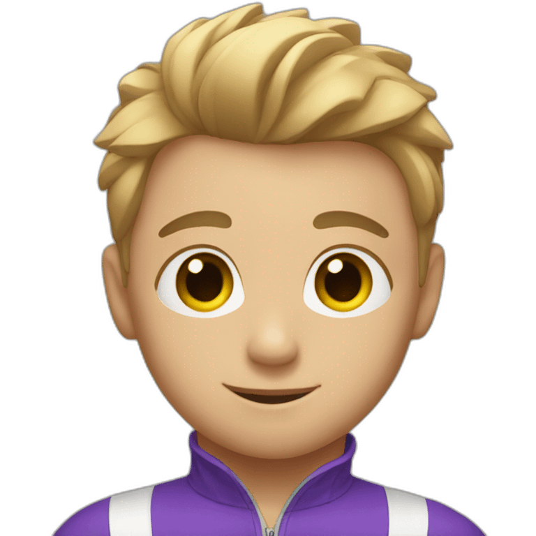 A boy gymnast emoji