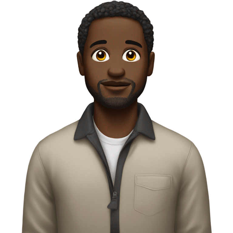 Boyde from series “From” black man  emoji