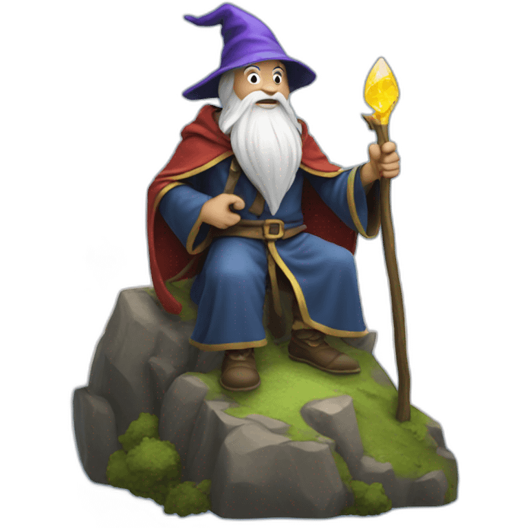 wizard on a mountain emoji