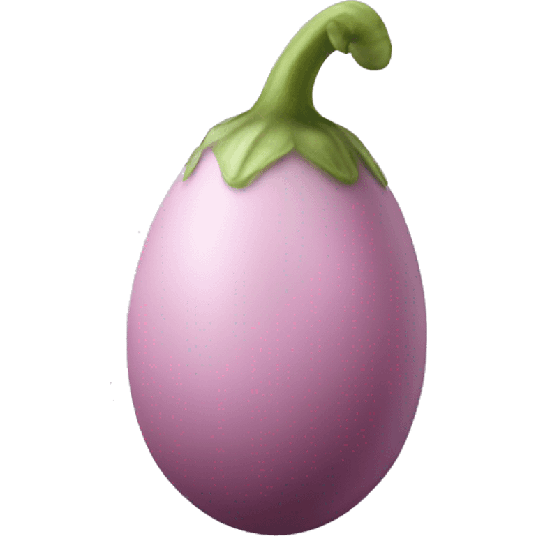 Baby pink egg plant  emoji