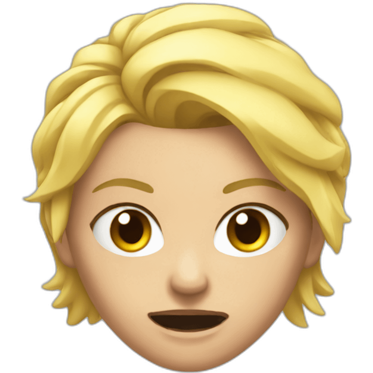 Angry blondie gym emoji