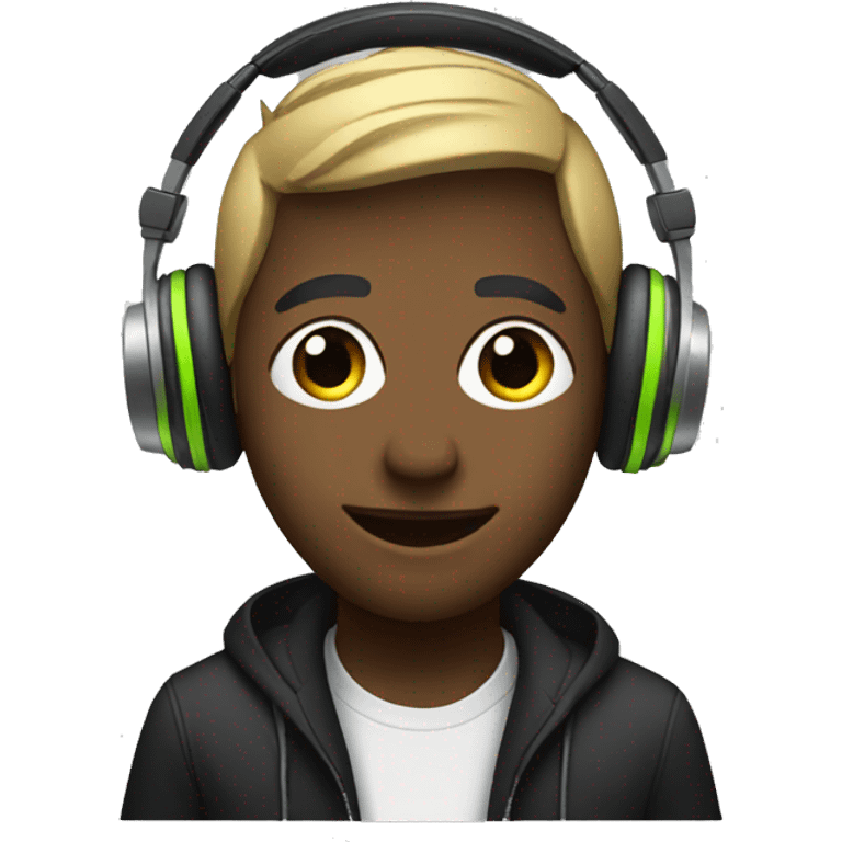 Dj with headphones emoji