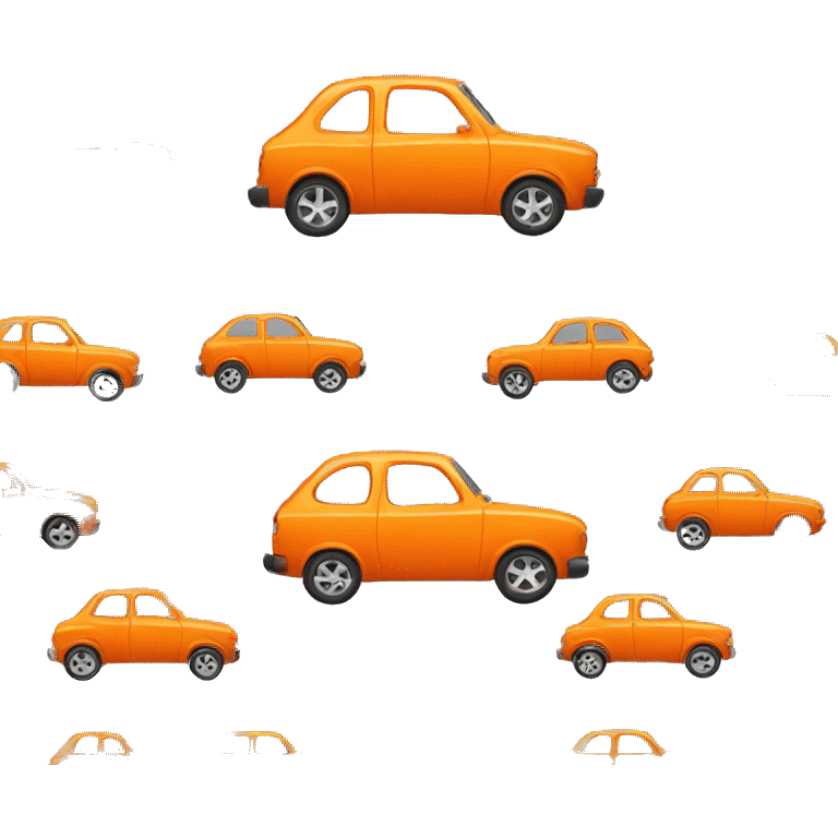 Orange car  emoji