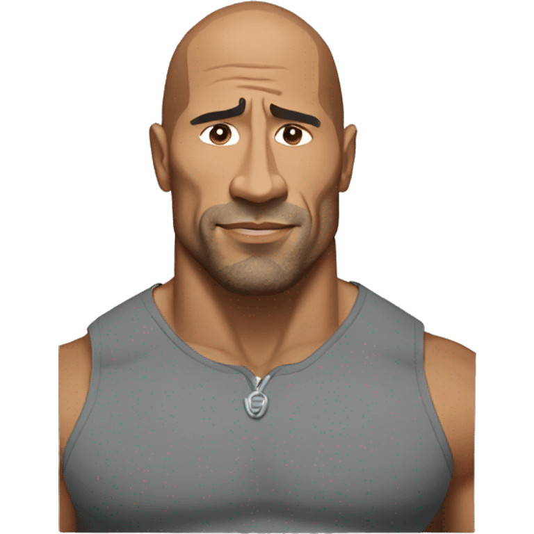 the rock was slim emoji