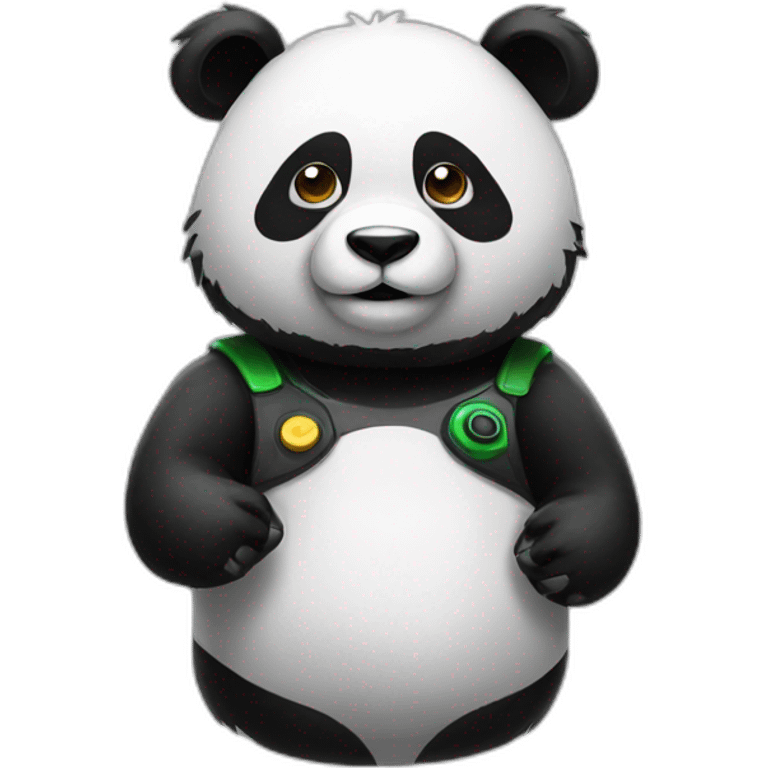 gamer panda emoji