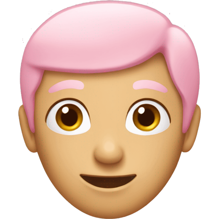 Two light pink hearths  emoji