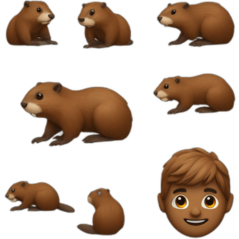 beaver man emoji