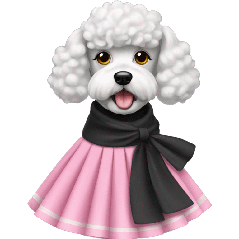 Poodle skirt emoji