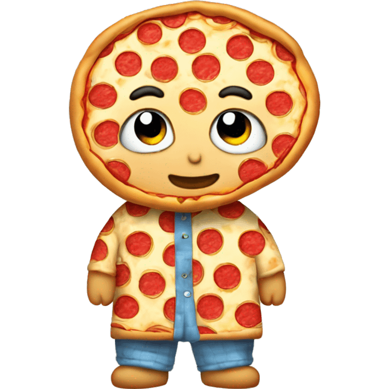 pizza in pajama emoji